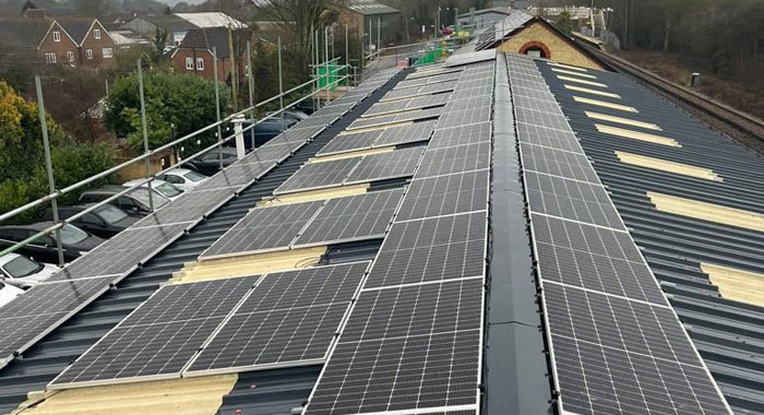 Bedfont gets solar panels installed