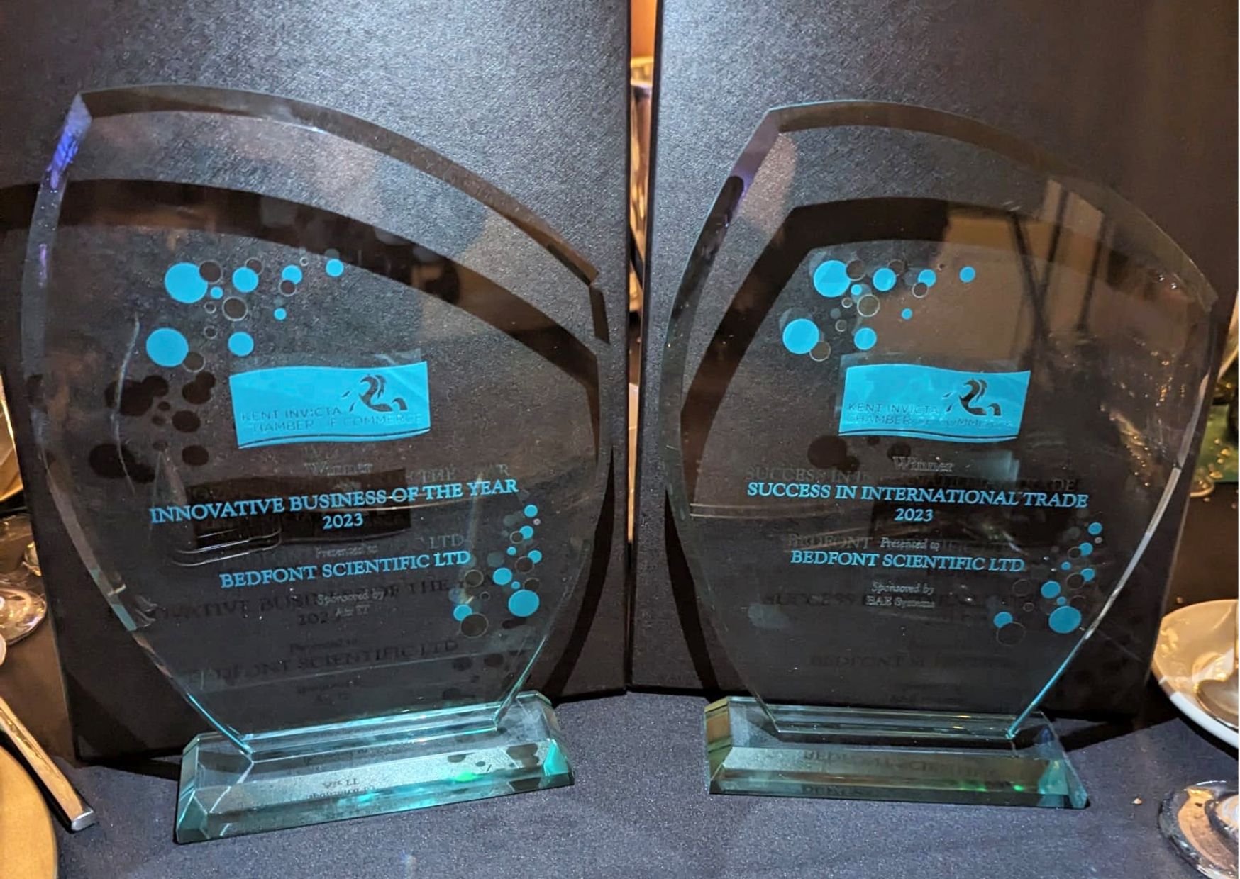 Local Med-tech Company, Bedfont® Scientific Ltd., Celebrates Double Triumph at the KICC Awards