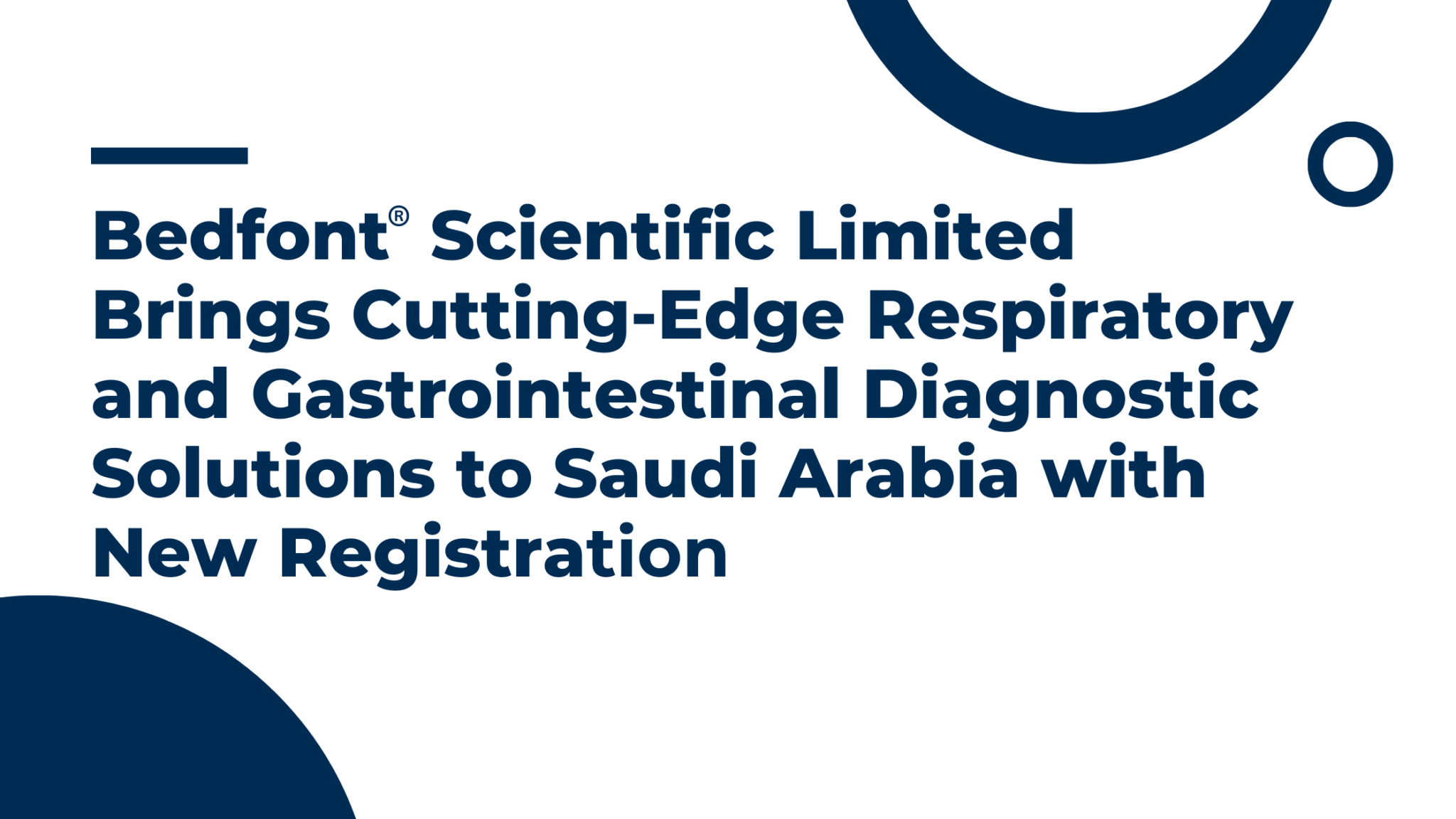 Bedfont® Scientific Limited Brings Cutting-Edge Respiratory And ...